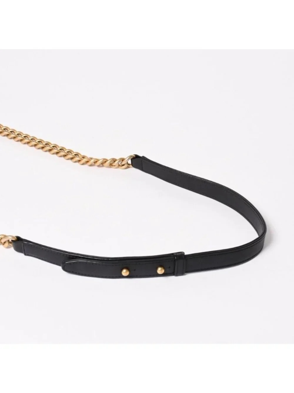 Chanel Boy 25 Chain Shoulder Bag Base CC Logo Lambskin Black